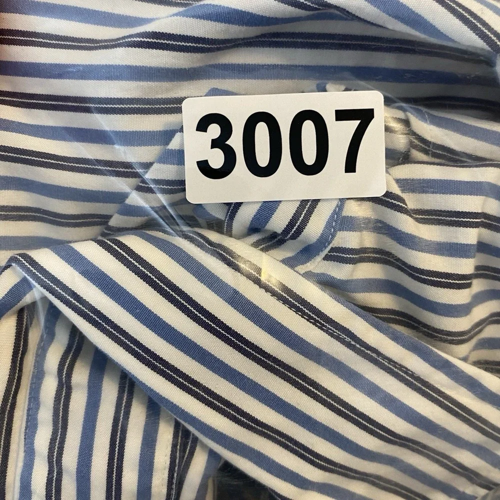 Vintage Brooks Brothers 346 Shirt Mens Small Striped *STAIN* Short Sleeve